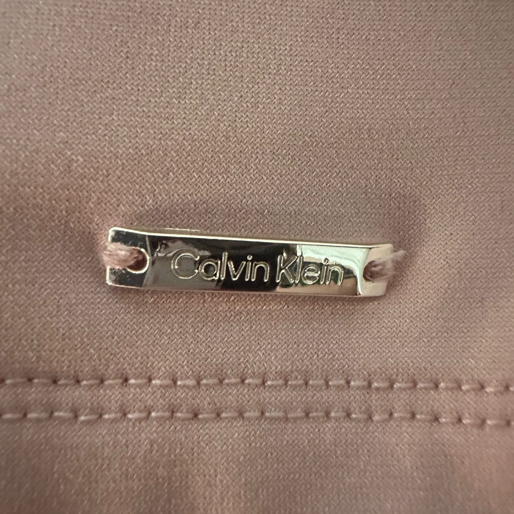 Calvin Klein Light Pink V-Neck Blouse - Picture 5 of 5